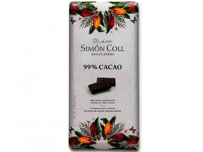 Chocolate Simón Coll 99% cacao